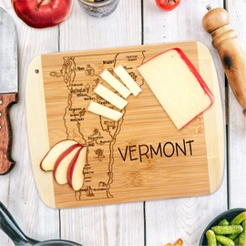 Totally Bamboo A Slice of Life Vermont Bamboo Serving and Cutting Board