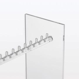 MUJI 18958207 Acrylic Necklace and Earring Stand, Approx. Width 2.6 x Depth 5.1 x Height 9.8 inches (6.7 x 13 x 25 cm)