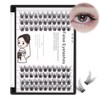 Bodermincer 84 Cluster D Curl Natural Style Eyelashes Professional Makeup