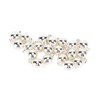 20 Sets Magnetic Clasps Round Brass Fashionable Jewelry Clasps for