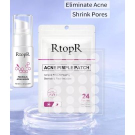 RtopR Acne Blemish Control Face Serum Minimize Pores Skin Pimple Clear Patch
