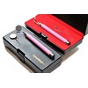 Premium Dental Mirror W/LED Light #4#5 Pink/Purple Examination Instruments (CYNAMED)