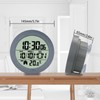 No Punching Suction Cup Clock Home Clock Waterproof Bathroom Washroom