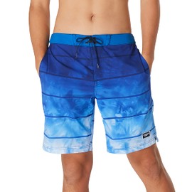 Speedo Men's Swim Trunk Knee Length 20" Bondi Printed Boardshort - Turkish Sea, Size Small