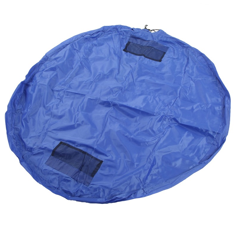 Drawstring Toy Play Mat Polyester Outdoor Indoor Waterproof Toy Storage