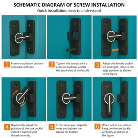 Barn Door Lock, 90 Degree Luminous Sliding Door Latch Lock, Heavy Duty Gate Bolt Latch Safety Door Bolt Latch Lock for Bathroom Garden Garage