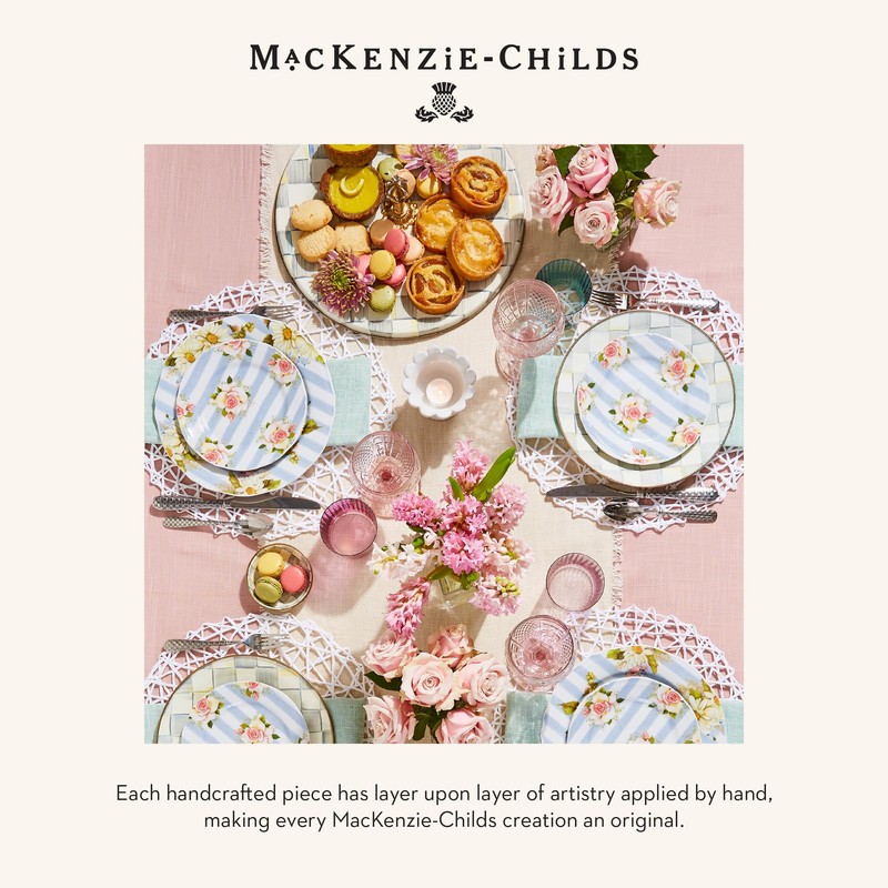 MACKENZIE-CHILDS 5-Piece Flatware Set, Cute Silverware Set with Salad Fork,