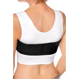 Amoena Anatomical Breast Compression Belt for use with Post Breast Surgery Bras & Lymphatic Compression Bras Black Size 32