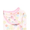 Mud Pie Baby Girl's Ruffle Bunny Print Sleeper Multi