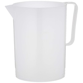 Giganplast GIG Caraffa Graduata, 3 Litri, Polietilene, Bianco, 14.5 x 18 cm