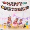 Caars Theme Happy Birthday Banner – Racing Party Decorations –
