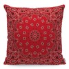 WONDERTIFY Western Paisley Cushion Cover Bandana Ornaments Decorative Throw Pillow