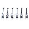 6PCS Metal Guitar Tremolo Saddles Double Locking System String Saddle