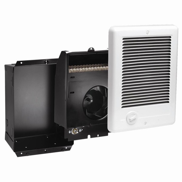Cadet Com-Pak Electric Wall Heater Complete Unit with Thermostat (Model: CSC152TW, Part: 67506), 240/208 Volt, 1500/1125 Watt, White
