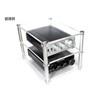 Acrylic [Petit] Audio Rack, 3 Tiers (W x D x