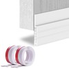 [2Pack Large Door Sweep] Huge Gap Door Draft Stopper, 3-2/5"W