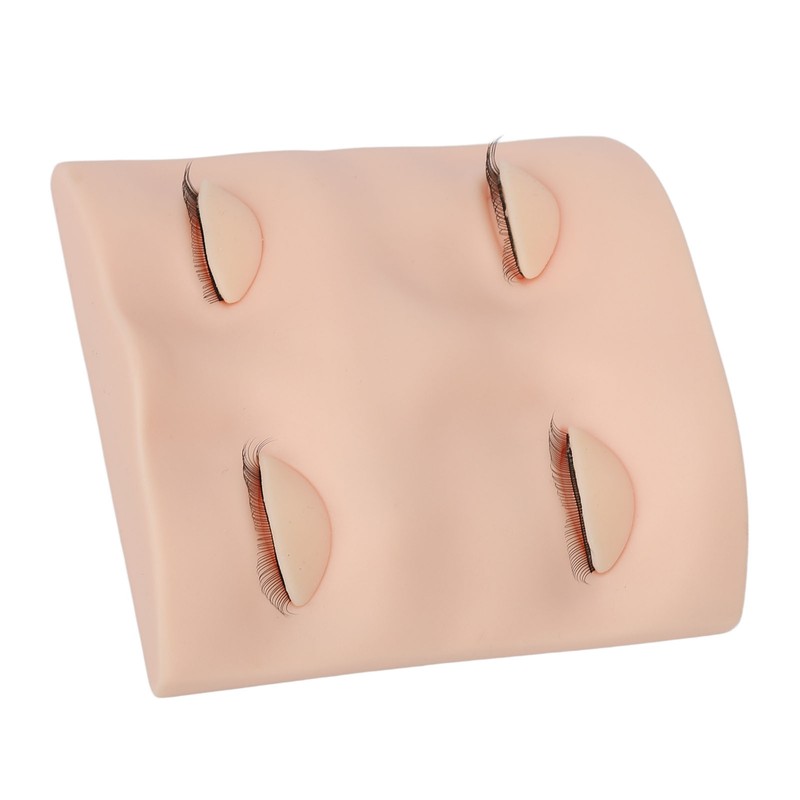 Lash Mannequin Head with with 3 Pairs Replacement Eyelids Realistic