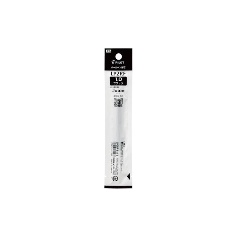 Pilot LP2RF80M10B Gel Ballpoint Pen Refill, LP2RF Juice 1.0, Black,