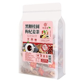 Black sugar Longan Goji ginger Tea 10.58 oz Sweet flower and fruit tea (12g×25packets) 黑糖桂圆枸杞姜茶300g