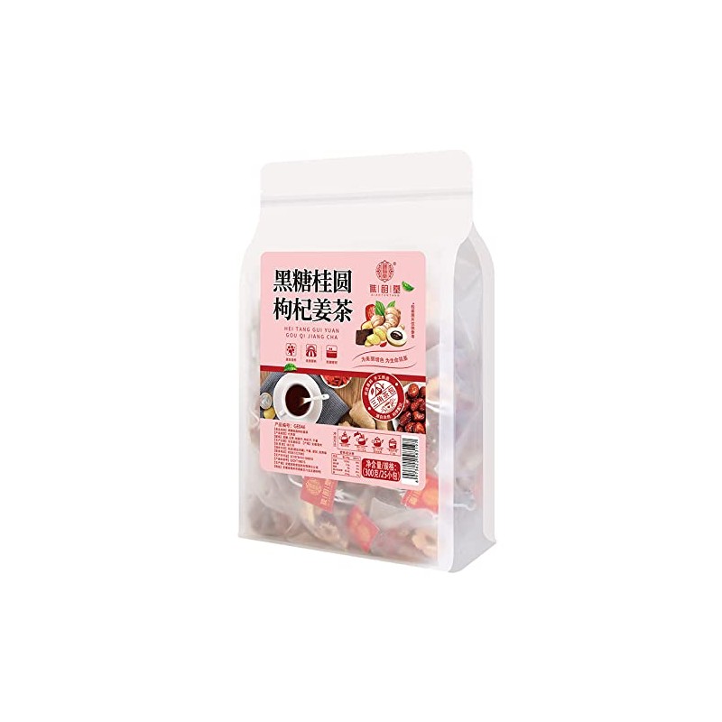 Black sugar Longan Goji ginger Tea 10.58 oz Sweet flower