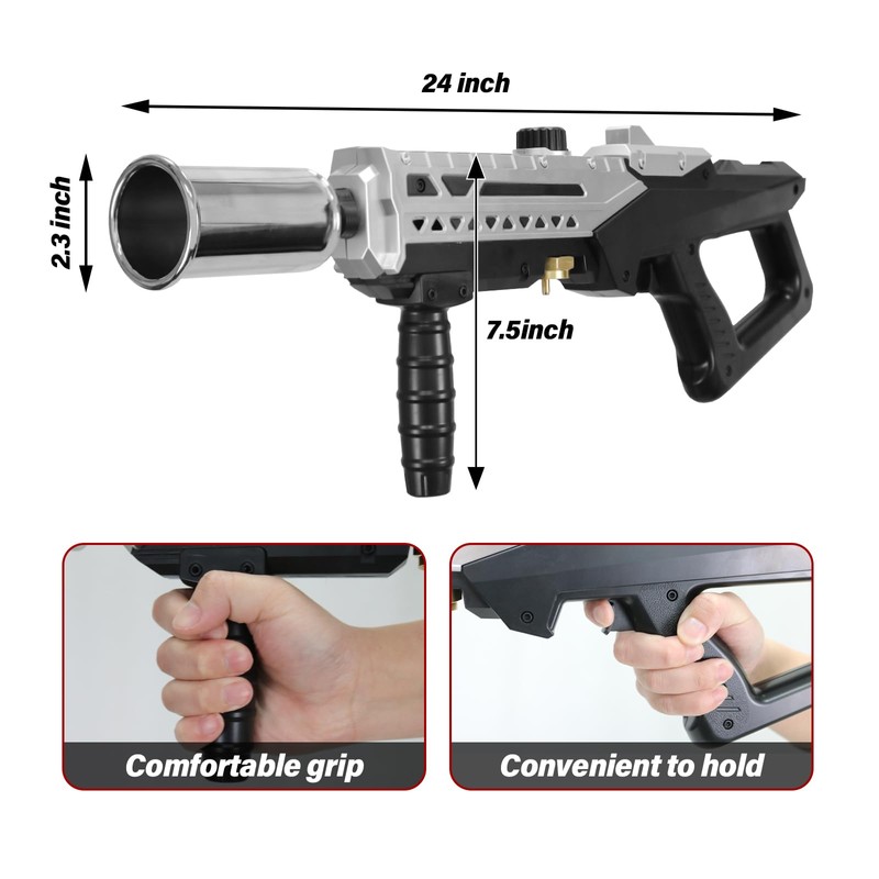 MKSY Propane Torch Gun,Adjustable Flame Blow Torch for BBQ