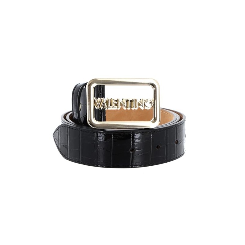 VALENTINO Around Plaque Buckle Belt W85 Nero - Can be