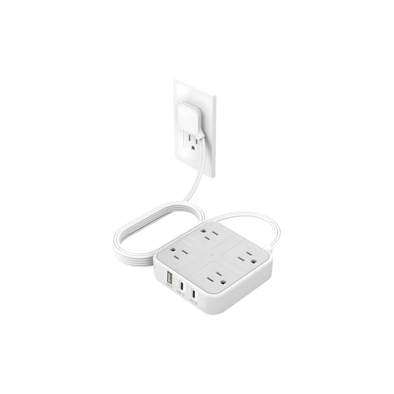 Regleta 7 en 1 con USB-C y USB-A – 4