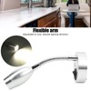 RV LED Light 12‑24V Boat Bedside Reading Lamp Adjustable Wall