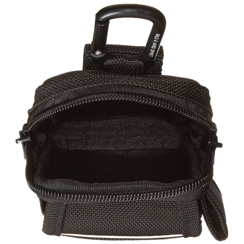 Bowken Club Pouch, Small Case with Reflective Lines, Black