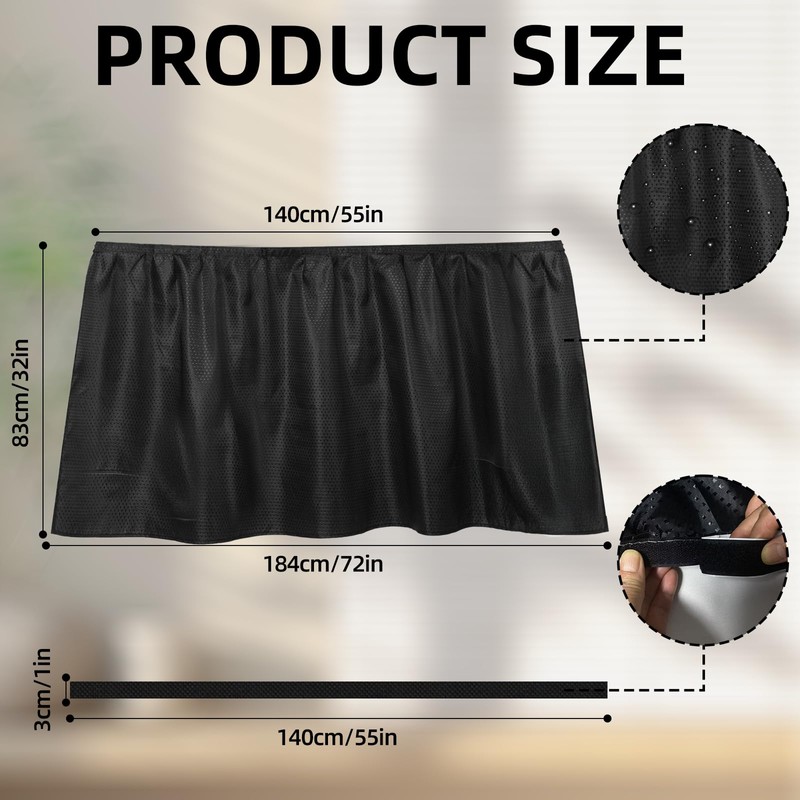 Fabric Sink Skirt Waterproof Self-Adhesive Bathroom Sink Skirt Diamond Stitch