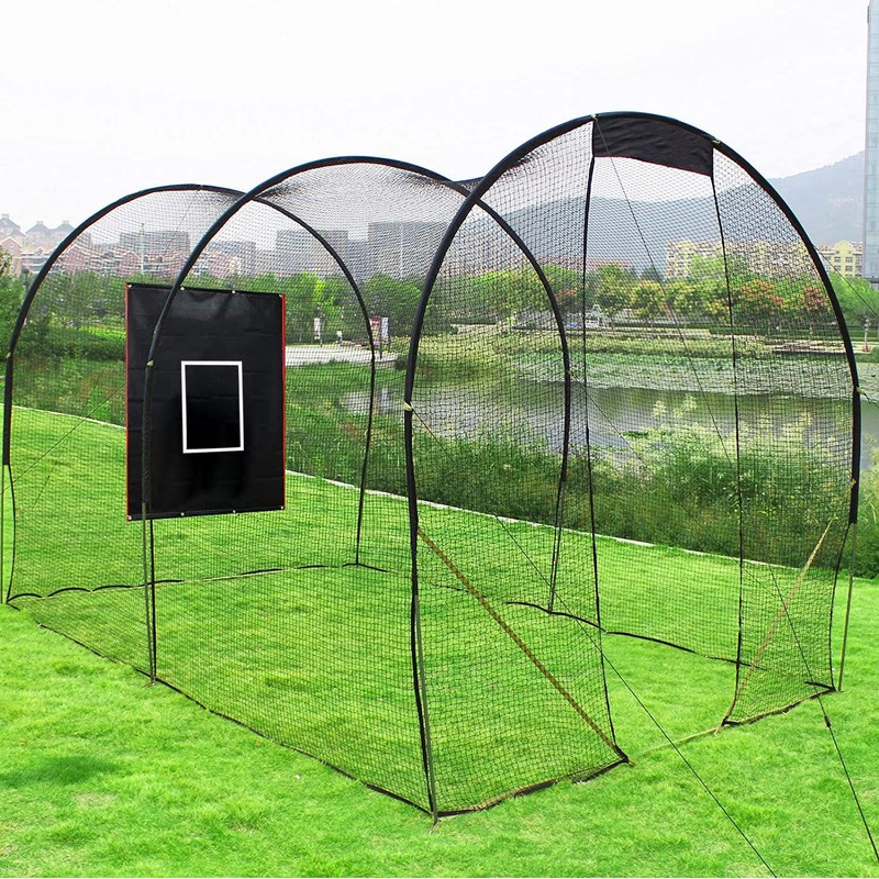 Supvision Batting Cage Backstop with Strike Zone Heavy Duty PVC