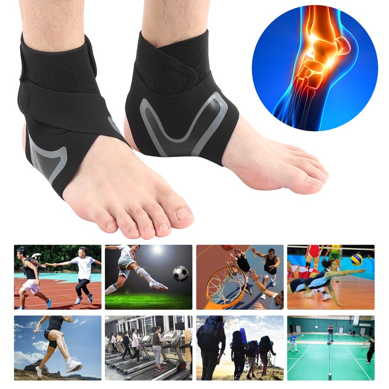 Sport Ankle Guard Sleeve Compression Sprain Prevention Outdoor Basketball Protective