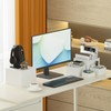 OKBHTS Large 8 Pcs White Acrylic Boxes for Display as