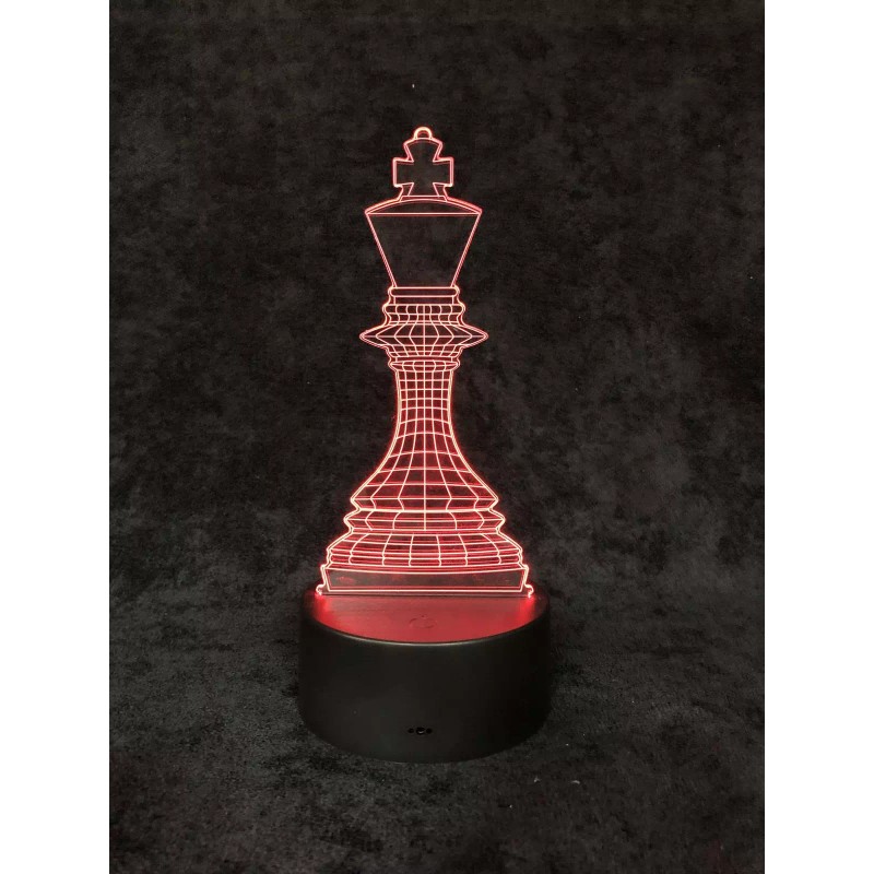 Rook-N-Pawn Chess Night Light The King