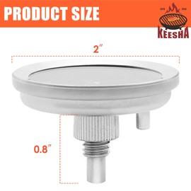 Temperature Gauge for Napoleon 285 Sreies Grill Replacement Parts for Napoleon TravelQ PRO285-BK Q285X-RD-1-A PRO285X-BK TQ285-BL-1 TQ240-BL Grill Heat Indicator