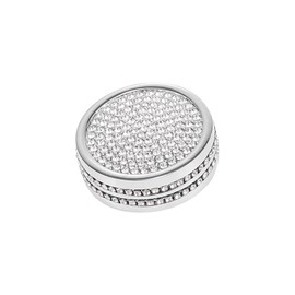 A ABSOPRO Car Bling Multimedia Knob Cover Interior Trim Decals Accessories