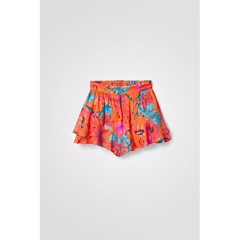 Desigual Women's Short_Alondra Swimwear Throw, orange