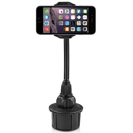 Macally MCUP2XL Car Cup Mount Holder with 20 cm Flexible Neck for Smartphones - Black