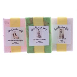 Jane Austen Themed Gift Soap Set