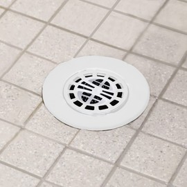 DANCO Hair Catcher for Stand-Alone Shower Drain Cover | 3-inch Shower Drain Openings | Strainer Snare | White (10533) (Pack of 2)