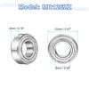 sourcing map 8Pcs MR126ZZ Small Bearing, 6mm ID 12mm OD