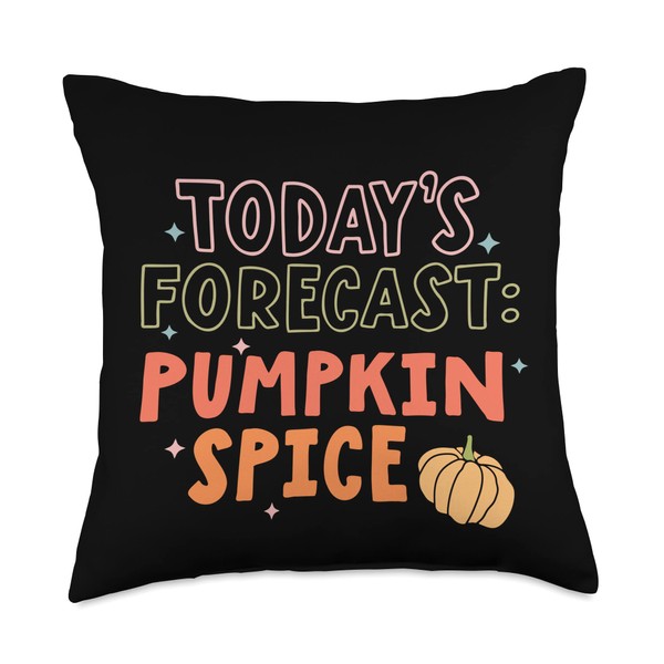 Pumpkin Spice Seasonal Throw Pillow
