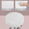 Yaheetech Rolling Stool Adjustable Spa Chair with Wheels Small Round