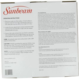 Sunbeam SAB602-05 Full View Dial Analog Scale