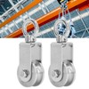 2PCS Cable Pulley Wheels 360 Degree Rotation Stainless Steel Pulley