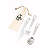 CHUMS CH62-1690-0000-00 Booby Cutlery Set, Approx. 7.5 inches (19 cm)