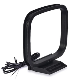 BINGFU AM Loop Antenna, 2 Pin Bare Wire, Compatible with Pioneer Onkyo Yamaha Marantz Pyle Indoor Radio Bluetooth Home Stereo Receiver AV Audio Vedio Home Theater Receiver Power System