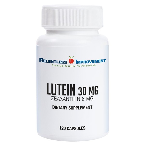 Relentless Improvement Lutein Zeaxanthin 120 vegi-Capsules Natural Source
