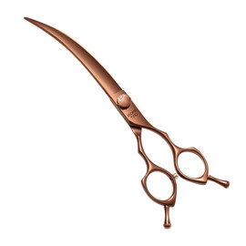 Momotou 45° Super Curved Dog Grooming Scissors 7.5'' Matte Bronze