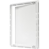 12" x 16" White Plastic Access Panel. Service Shaft Door